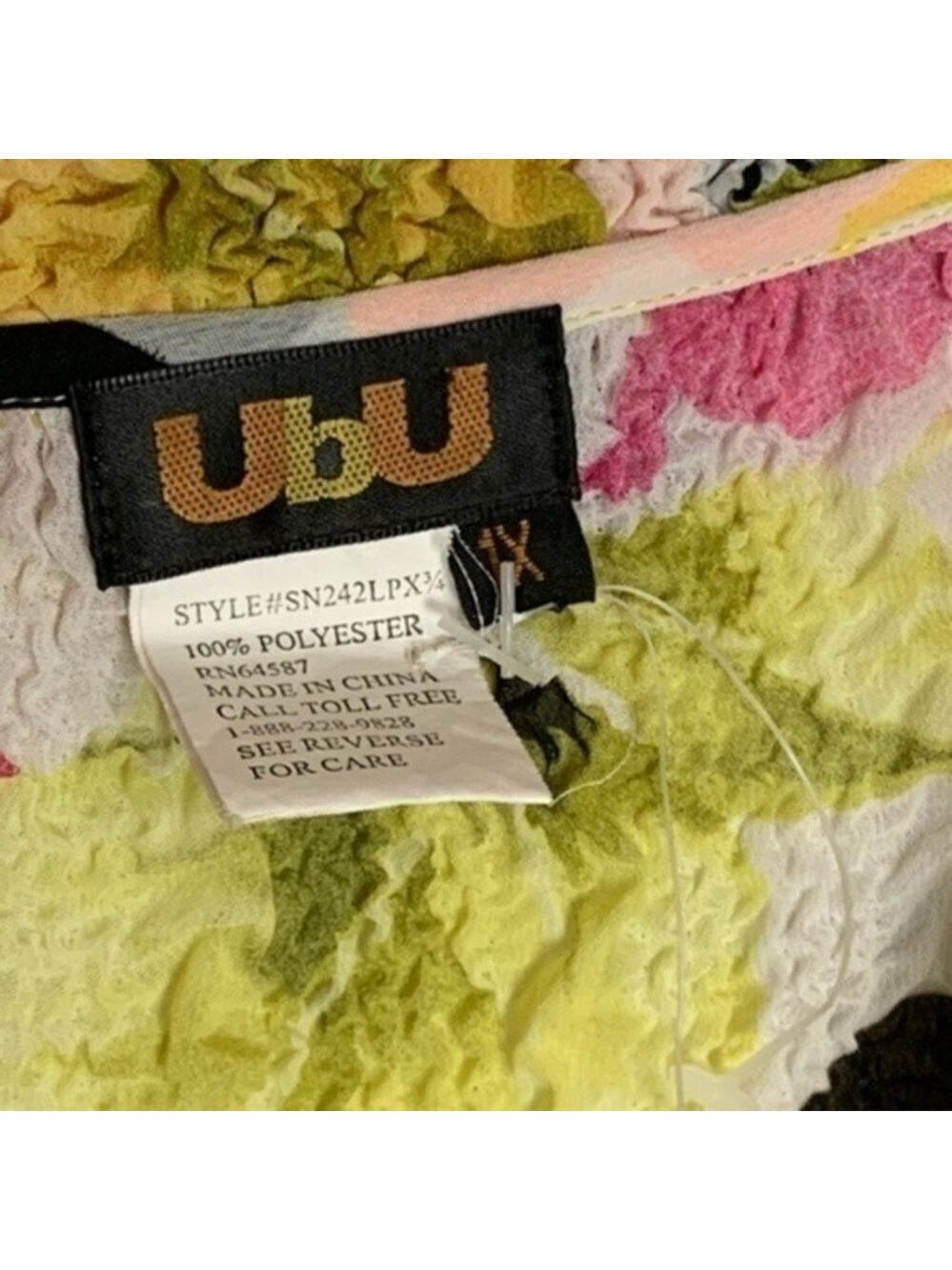 UBU Long Sleeve Top 1X - Picture 6 of 7